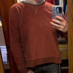 Toad&Co Brick Red Pullover Sweater